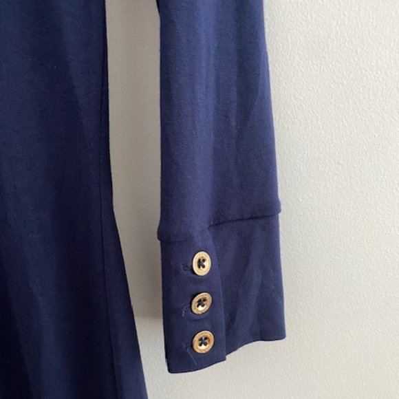 NWOT Lilly Pulitzer Ansley UPF 50 Polo Shirt Dress, XXS, Navy Blue - Picture 6 of 9